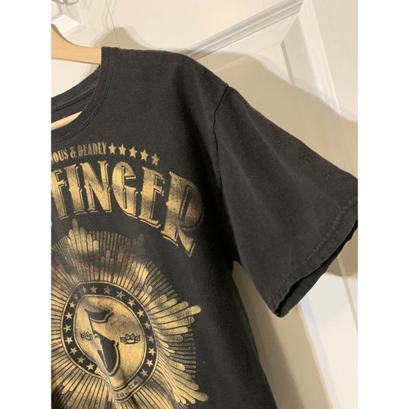 5 Finger‎ Death Punch Heavy Metal Band FIVE FINGER DEATH PUNCH T-Shirt Sz M Men - Picture 4 of 5